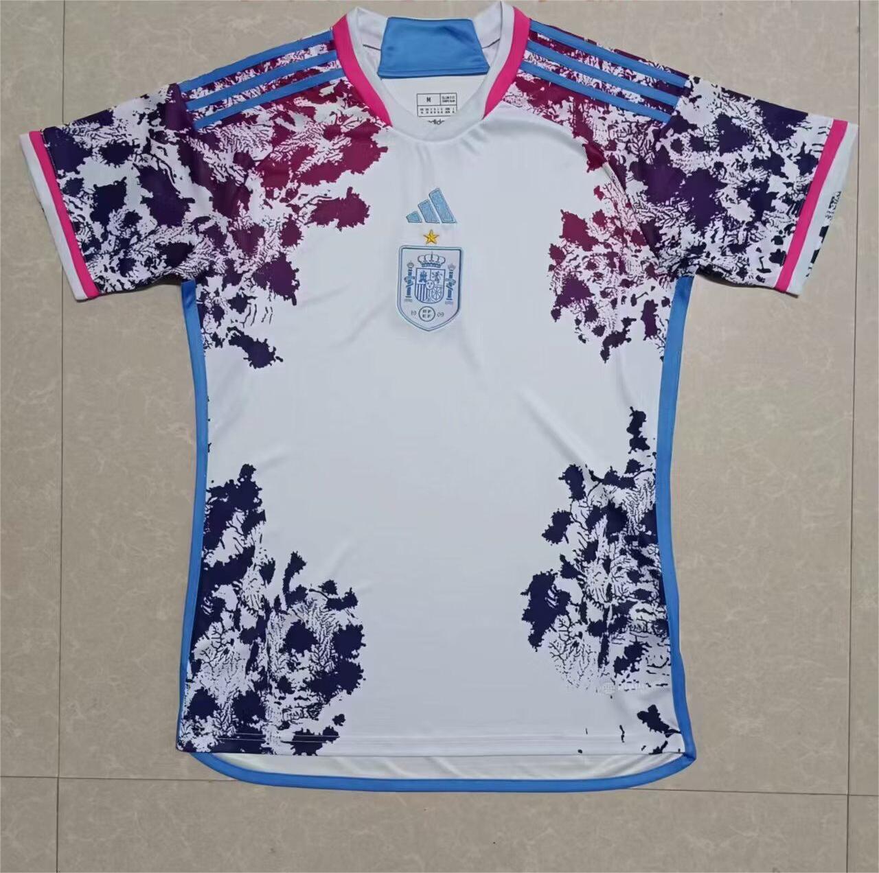AAA Quality Spain 2023 Away With Star Champion Soccer Jersey